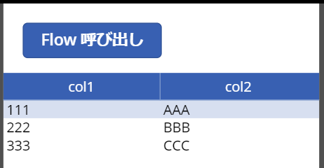 Microsoft (Office365) PowerAppsからFlowに、マップデータを渡して、配列データを受け取る方法