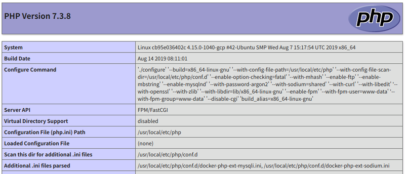 docker-composeでNginx+php+MySQLメモ