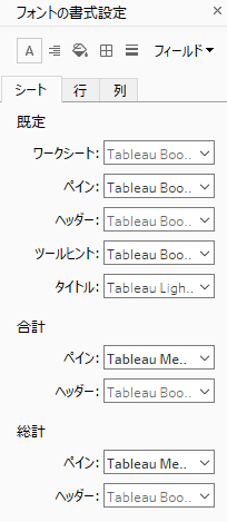 Tableauの書式設定について、Excelっぽいグラフ・表が描ける程度に整理する