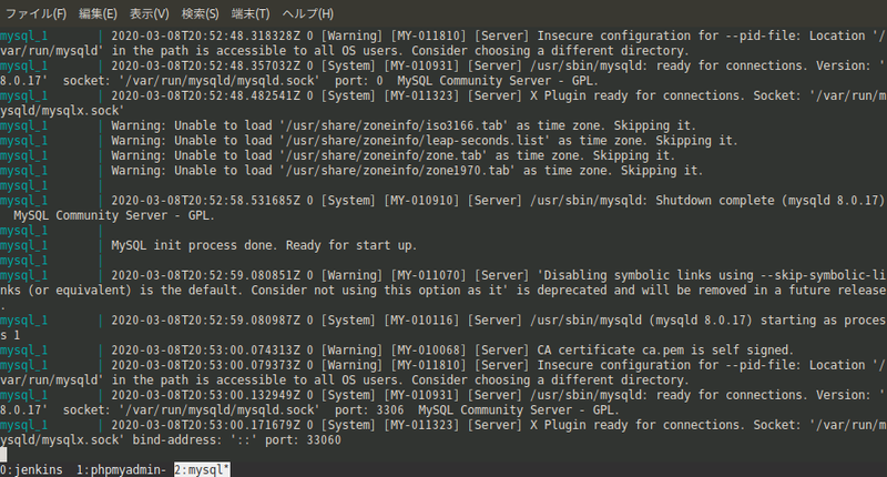 How to split logs into tabs for each container in Docker Compose