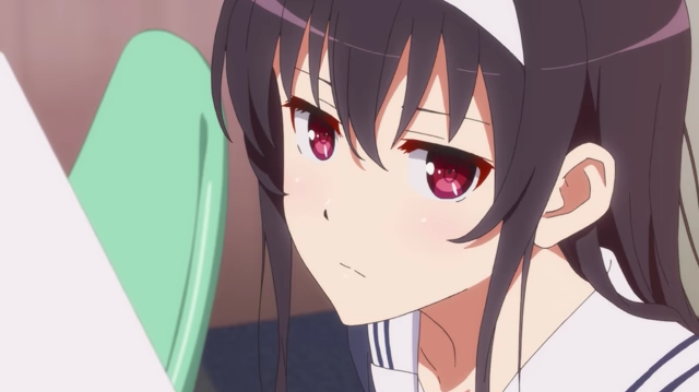 冴えカノ 第1話 感想 詩羽先輩と英梨々の初めての出会いは とあるカワウソのつぶやき