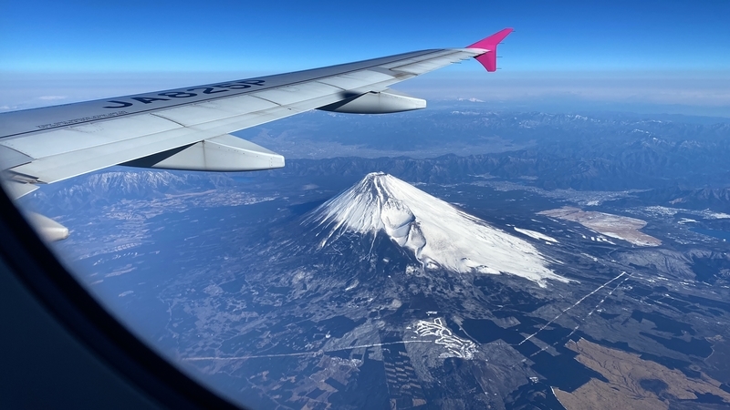 MM312 搭乗記】富士山が見えるフライト！ピーチで成田（NRT）→関西