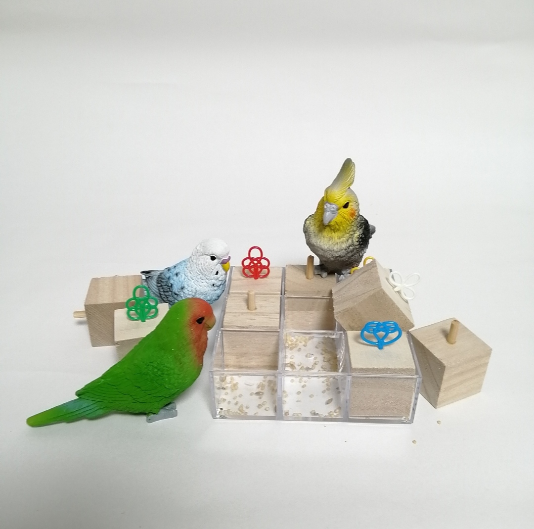 Amazon | Jevnd フォージングトイ 鳥 インコ おもちゃ 知育玩具