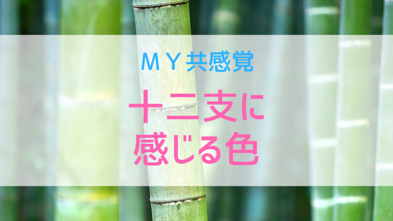 ＭＹ共感覚-十二支に感じる色
