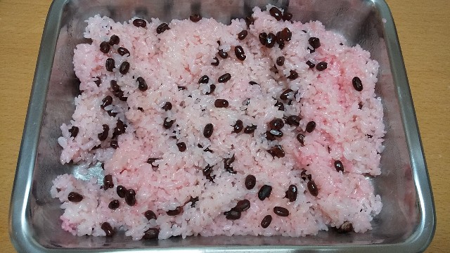 ヘルシオでお赤飯 杜の都 仙台で ゆったり生活