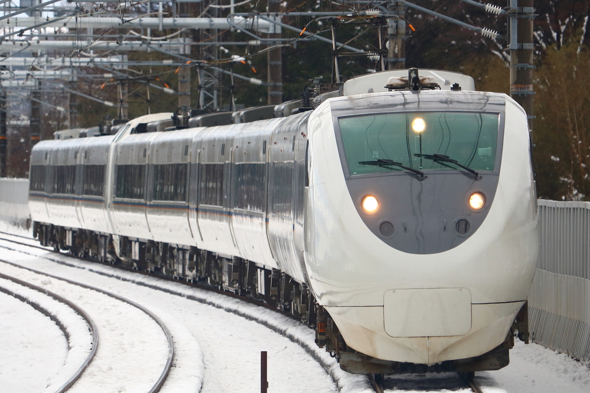 681系しらさぎ編成によるサンダーバード代走(2月編