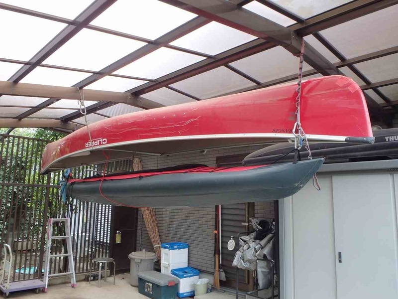 久しぶりにファルトボート乗船、のための準備 チビさんたちとの週末