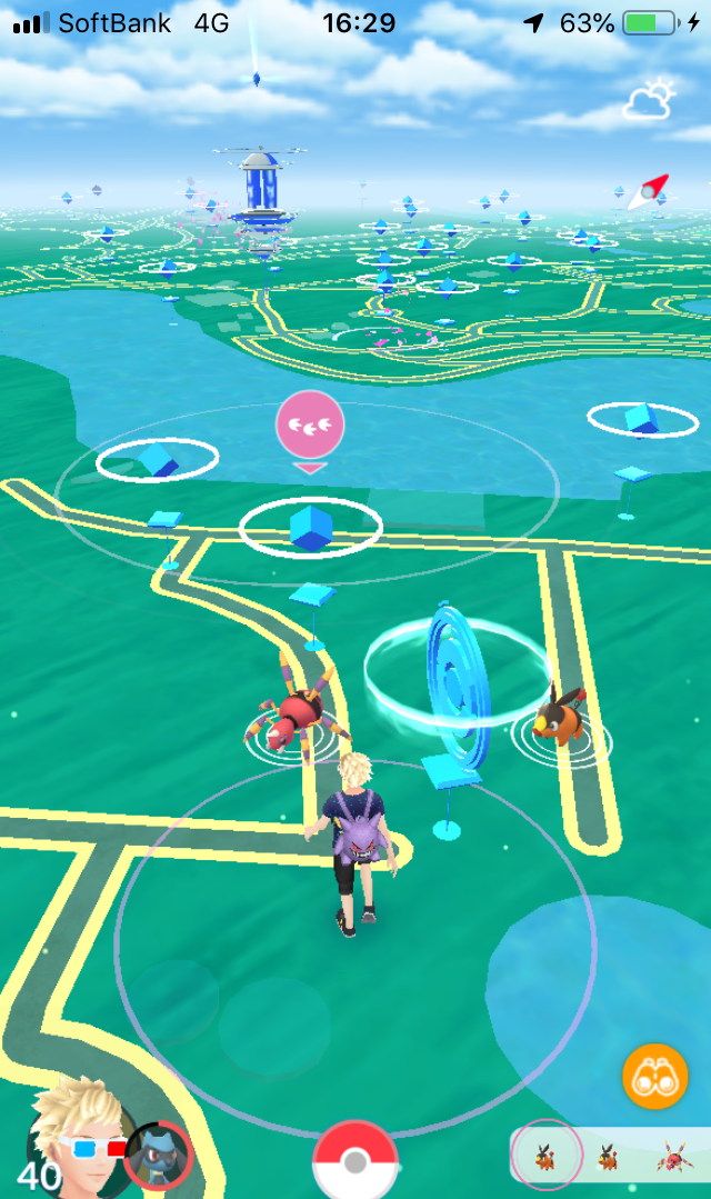 ポケモンgo ポカブの巣 鶴見緑地公園のまわり方 田舎でも楽しめる ポケモンgo 京都日記