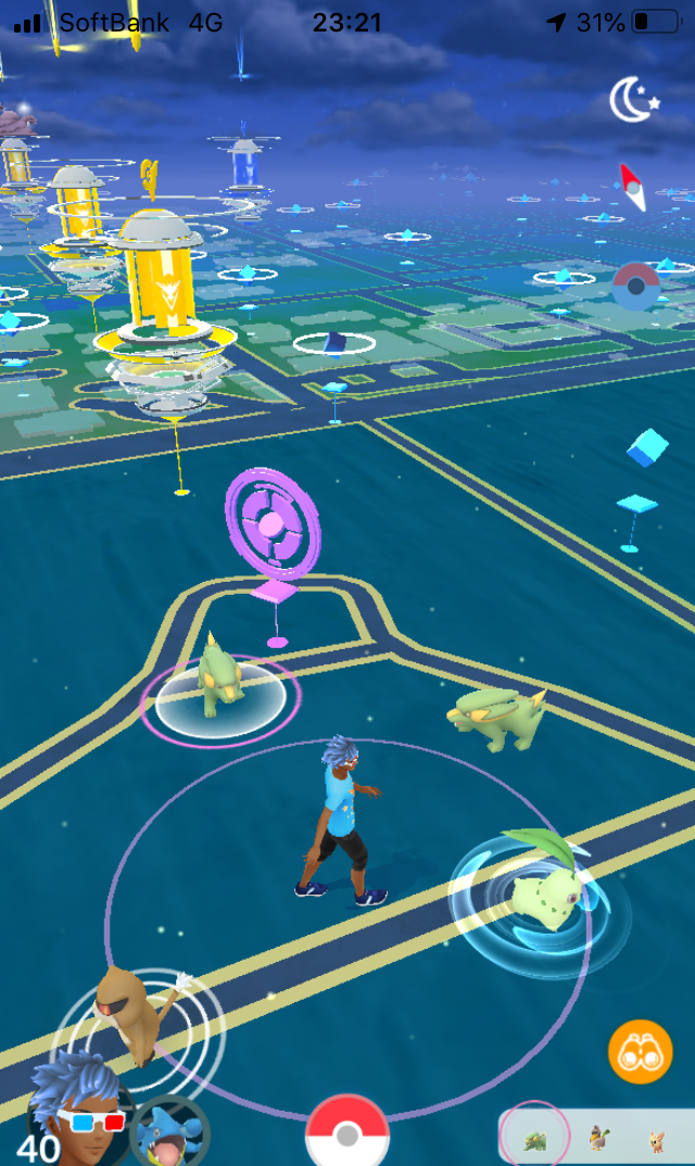 ポケモンgo 京都御所でgo ラクライの巣で色違い探し 時給70匹超え 田舎でも楽しめる ポケモンgo 京都日記