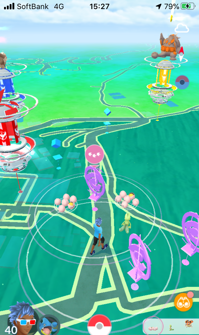 ポケモンgo タマタマの巣でリベンジ In奈良公園 前編 巣は変わっていません 田舎でも楽しめる ポケモンgo 京都日記