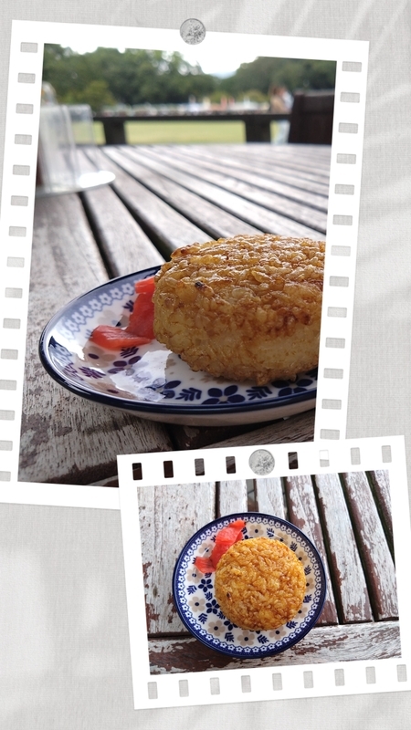 森のカフェ・焼きおにぎり（150円）
