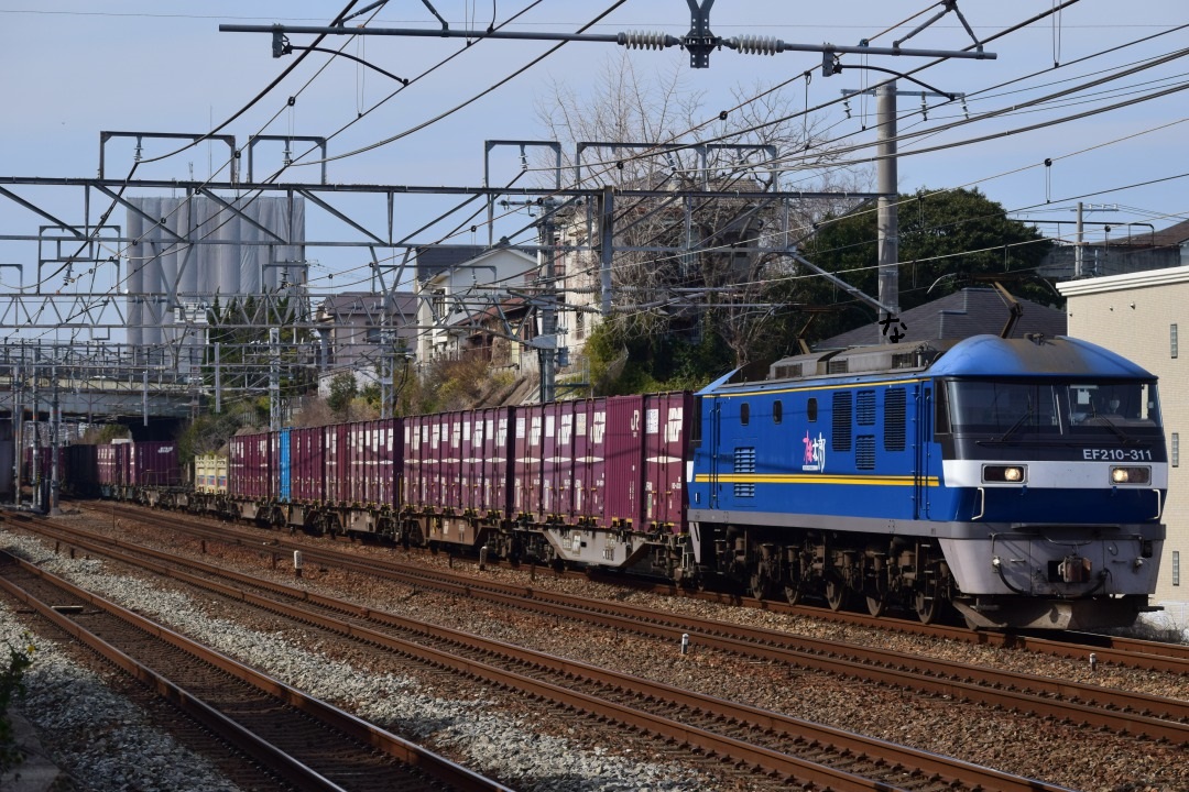 第1219列車 「 桃太郎牽引の貨物列車を狙う 」 - 写真は鉄で出来ている。