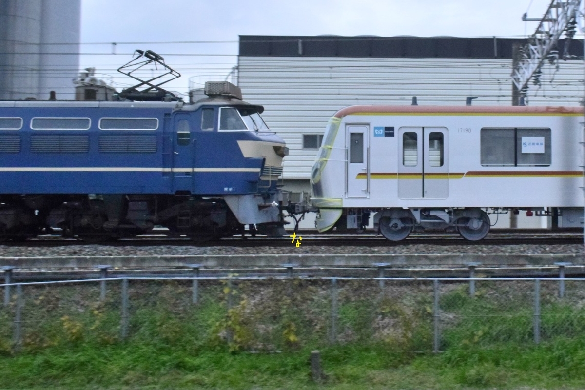 第1819列車 「 甲160 東京メトロ17000系(17190f)の甲種輸送を 第1819列車 「 甲160 東京メトロ17000系(17190f)の甲種輸送を