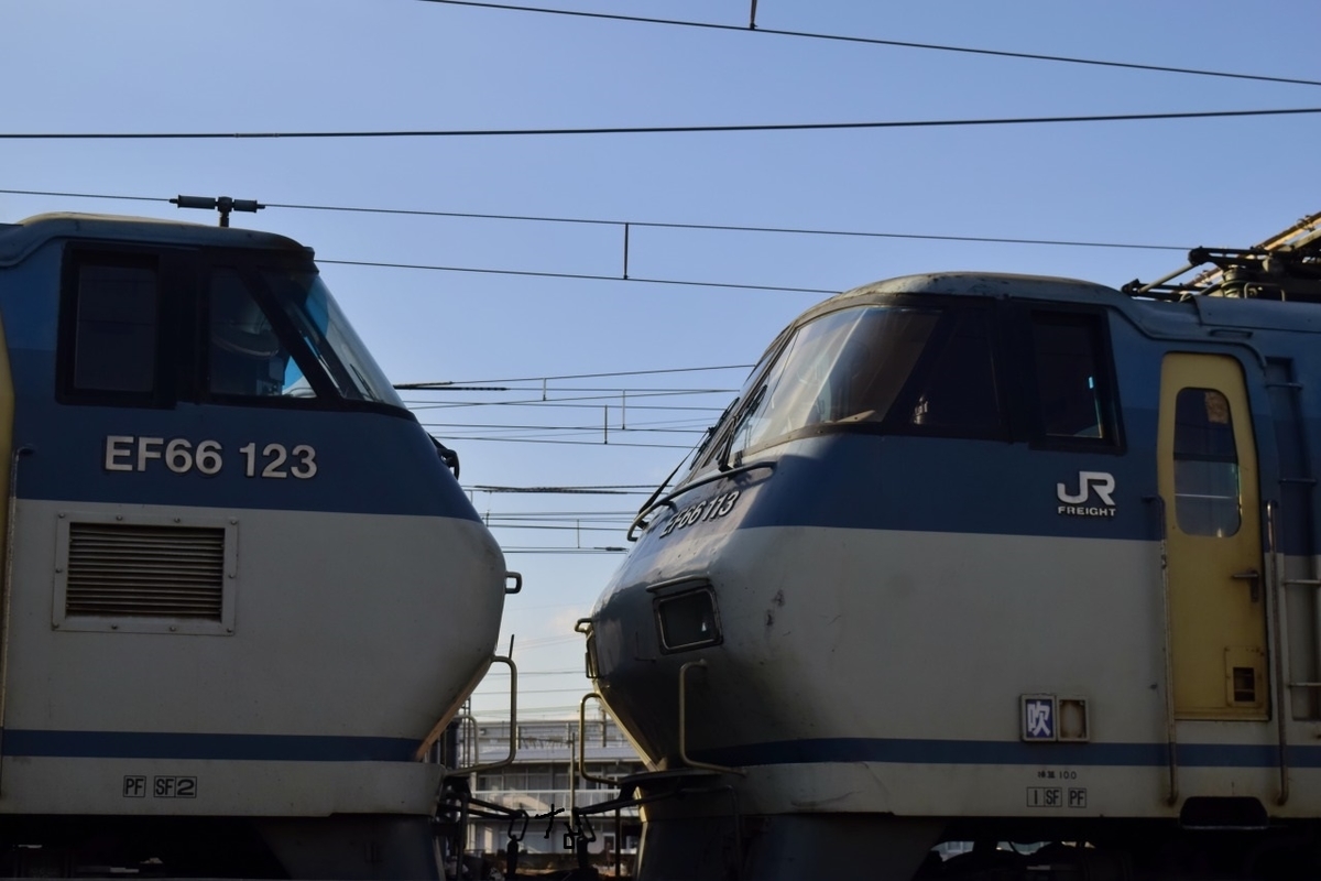 第1828列車 「 吹田機関区に留置中の機関車を狙う 」 - 写真は鉄で出来