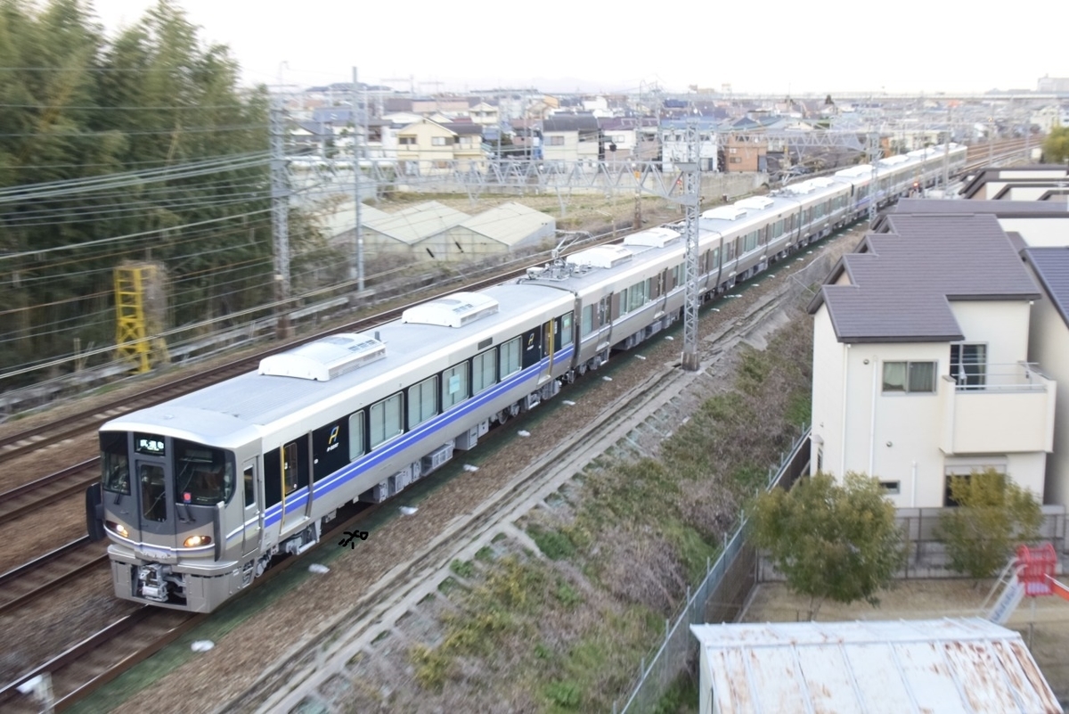 225系100　700番代aシート　KS近畿車輪試運転仕様 第2222列車 「 新製Aシート！225系(K1+K2編成)の本線試運転を