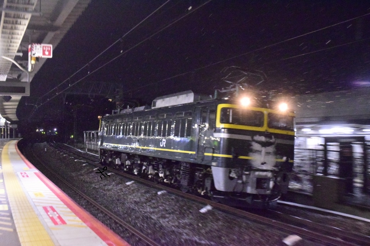 湖西線レール 第2264列車 「 ラスト湖西カッター！単機のEF81 113を狙う