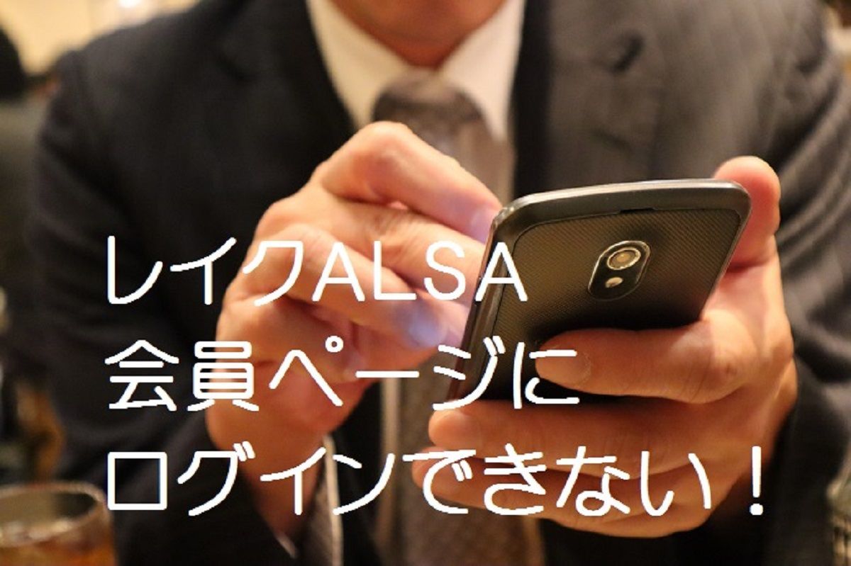 レイクalsa レイクアルサ 会員ページにログインできない 対処方法とｗｅｂ会員サービスの会員メニュー 教育ローン お金の問題