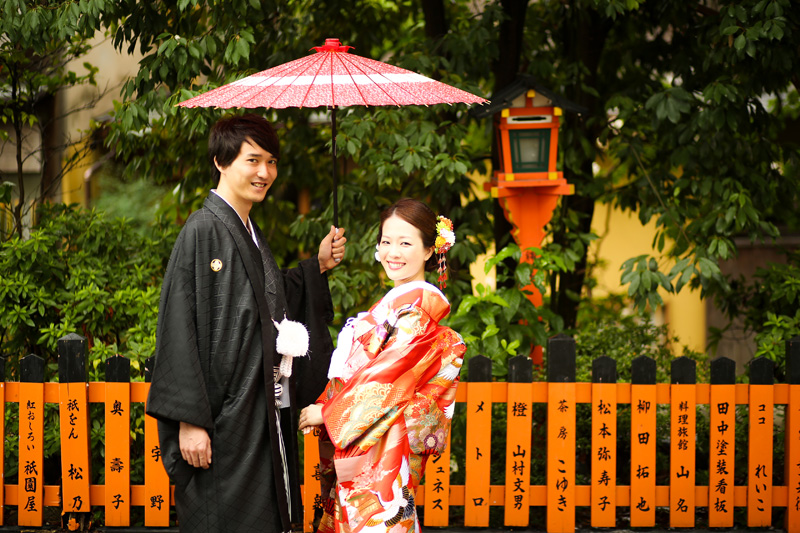 京都・祇園での和装前撮り