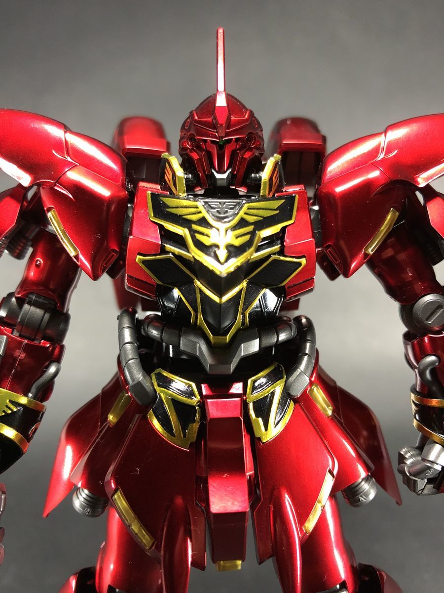 墨入れ不要HGUCシナンジュ チタニウムフィニッシュ素組レビュー