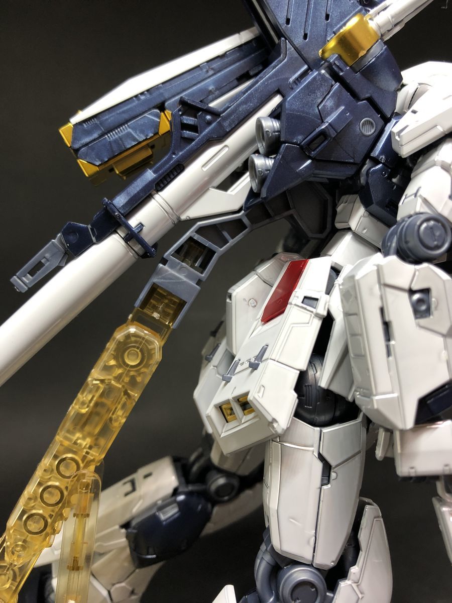 RG νガンダム チタニウムフィニッシュ素組レビュー - ガンプラ女子の素