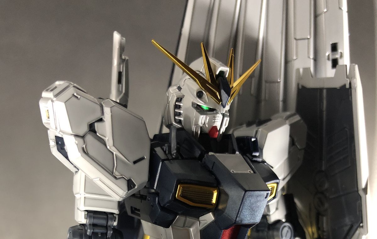 RG νガンダム チタニウムフィニッシュ素組レビュー - ガンプラ