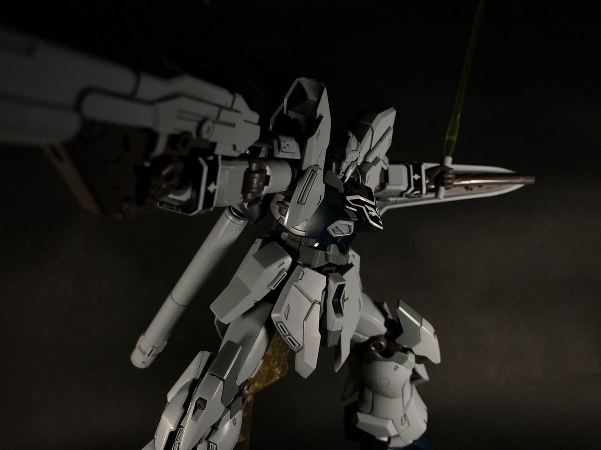 Hguc シナンジュ スタイン ナラティブverレビュー ガンプラ女子の素組 スミ入れレビュー