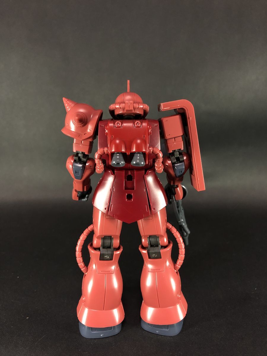 オリジン版】HGシャア専用ザクⅡ 赤い彗星Ver.素組レビュー - ガンプラ