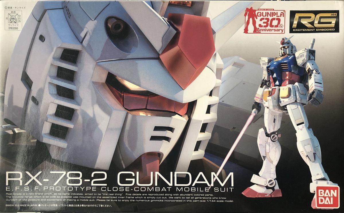初代RGモデル】RG RX-78-2 ガンダム完成レビュー - ガンプラ女子の素組