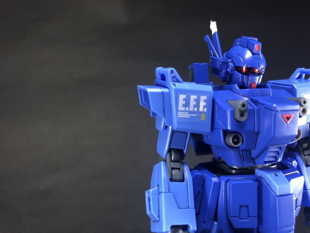 Hgucブルーディスティニー1号機 Exam 完成レビュー ガンプラ女子の素組 スミ入れレビュー