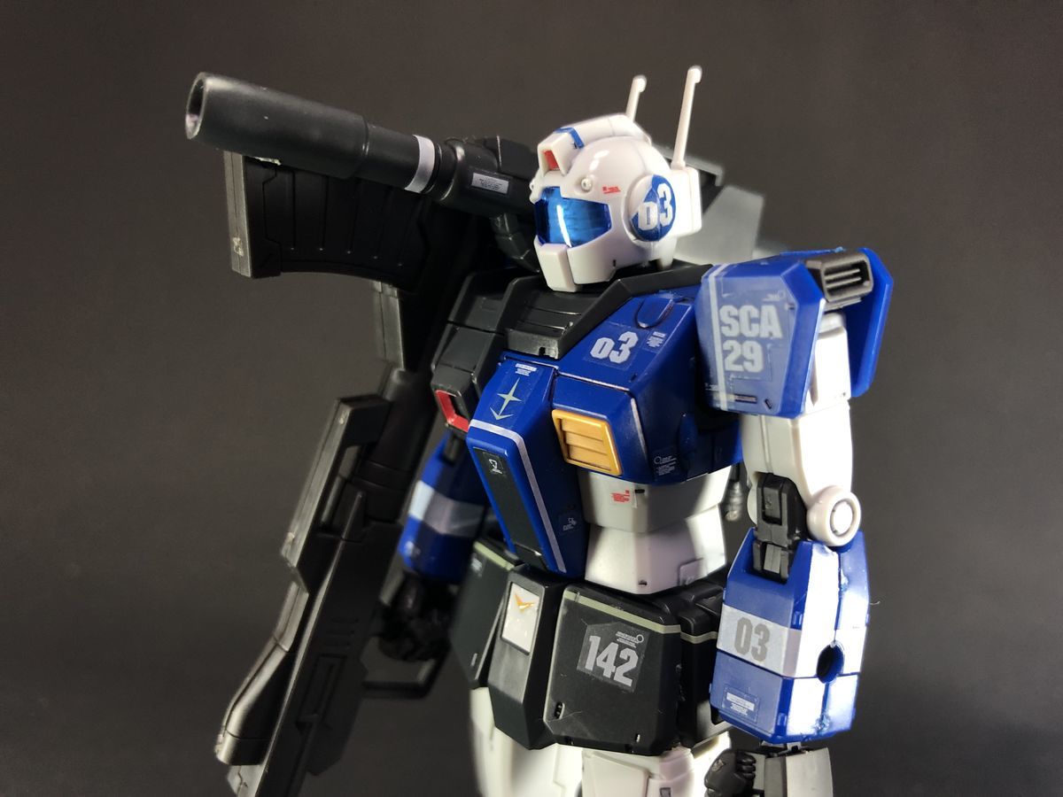 プレバン】HGジム・キャノン（ロケットバズーカ装備）完成