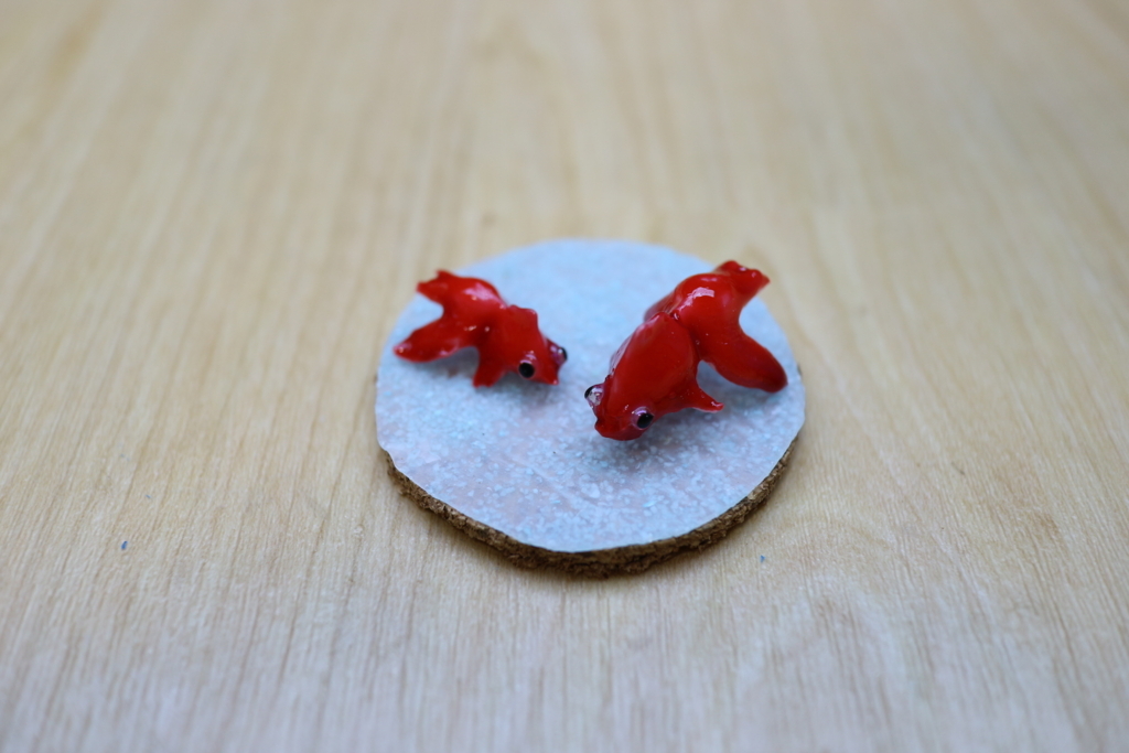 工作動画 樹脂粘土を自作してかわいい金魚のデコパーツを作る方法 Kzi Workshop 電子工芸作品の作り方
