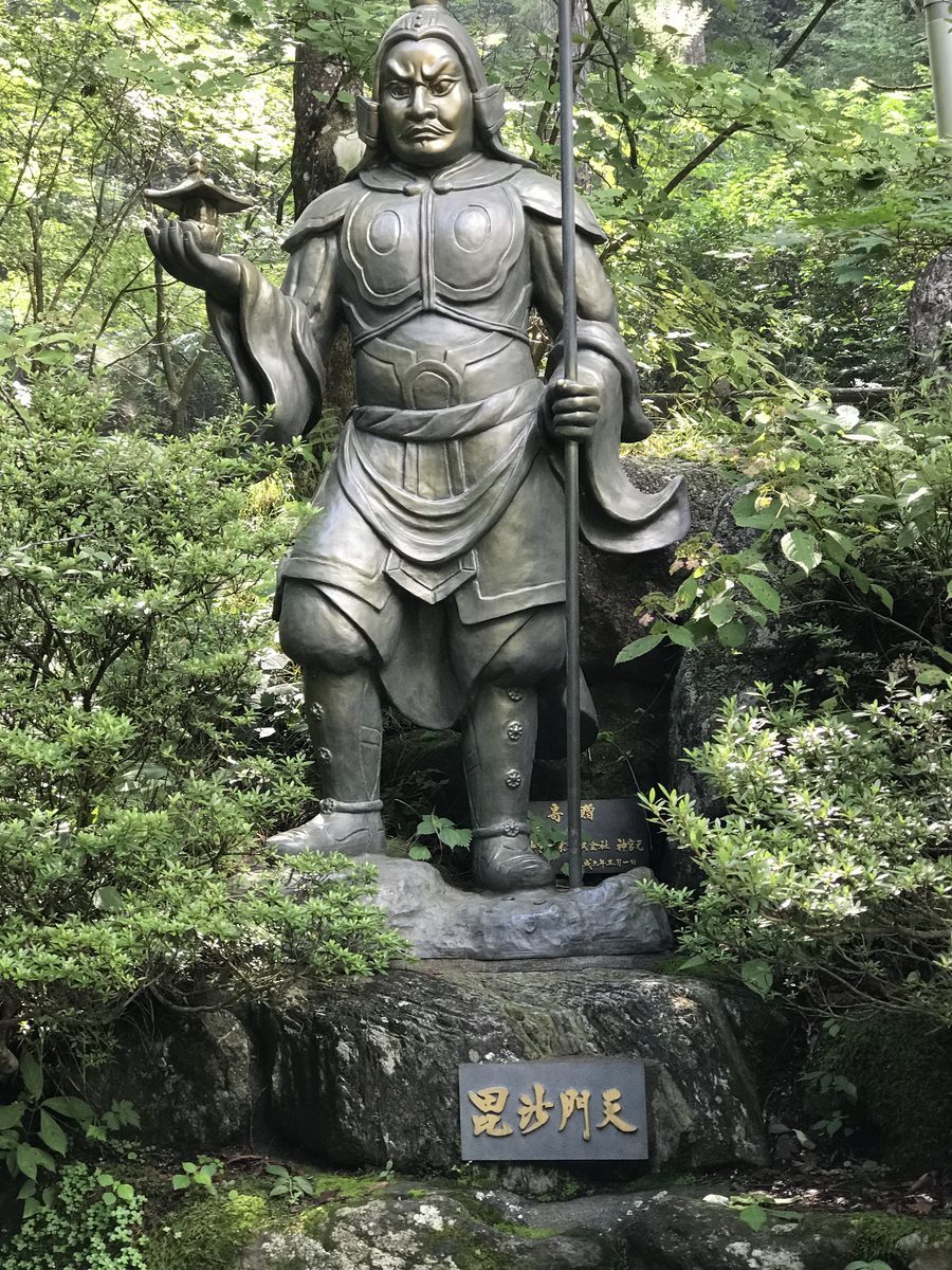 榛名神社の毘沙門天