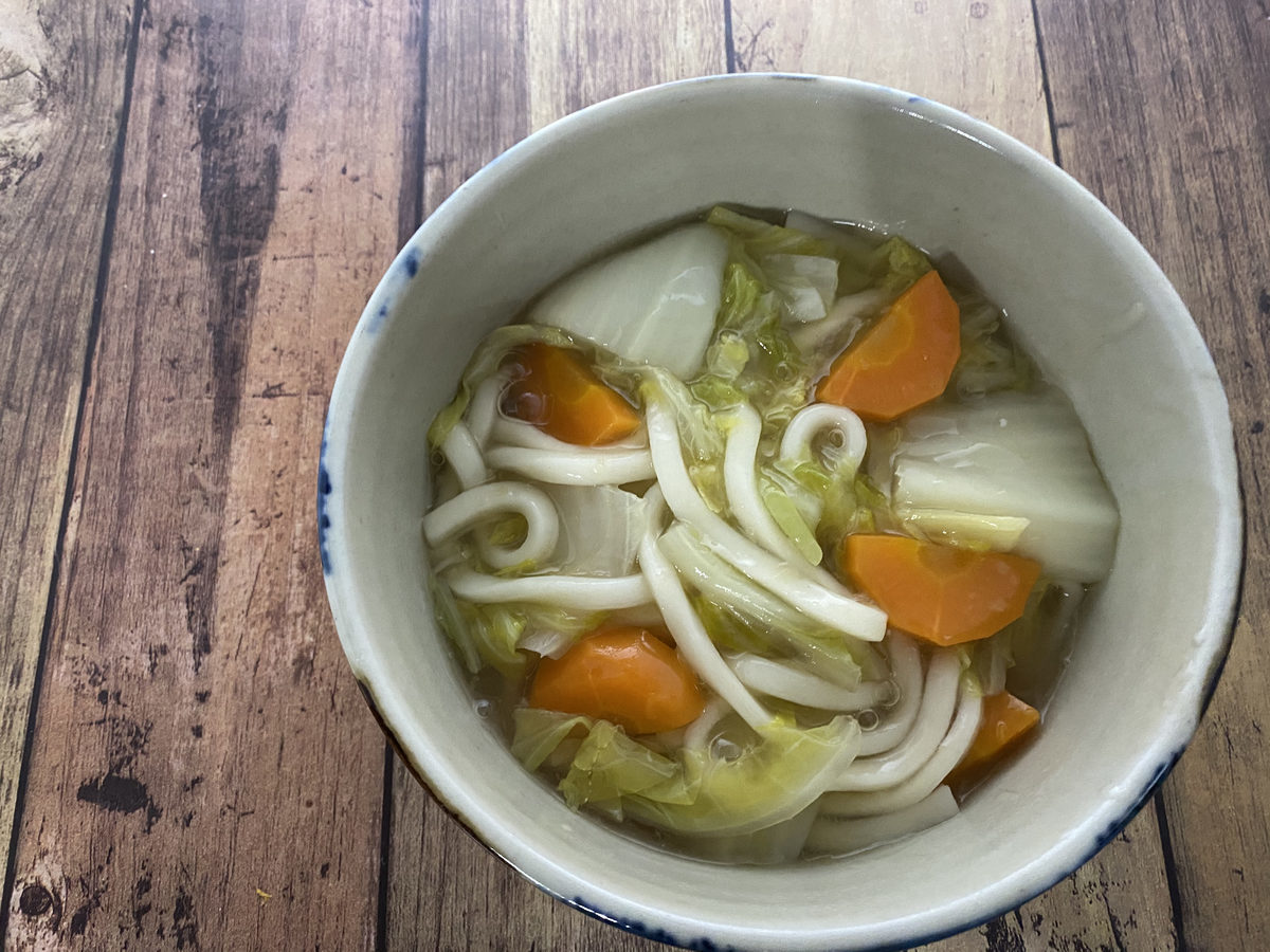 白菜のあんかけうどん