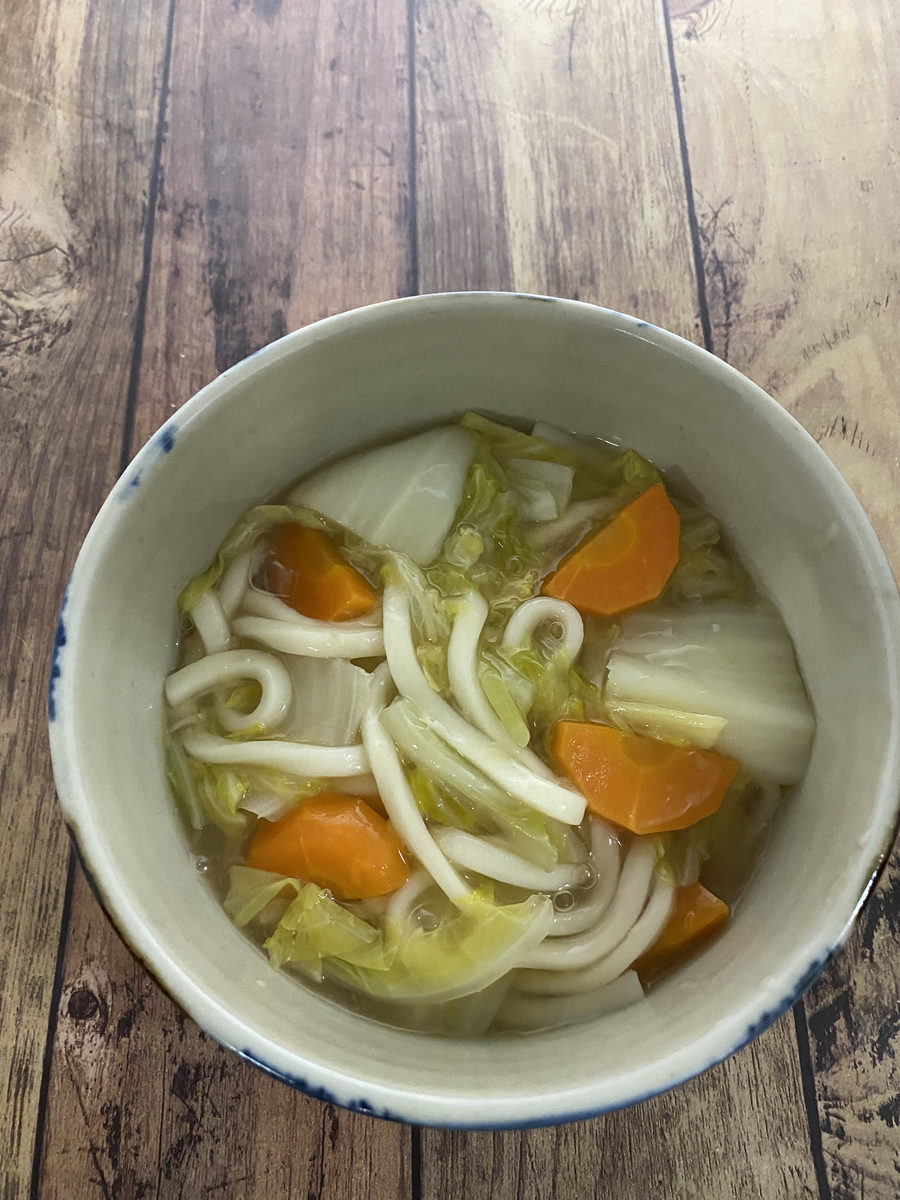 白菜のあんかけうどん