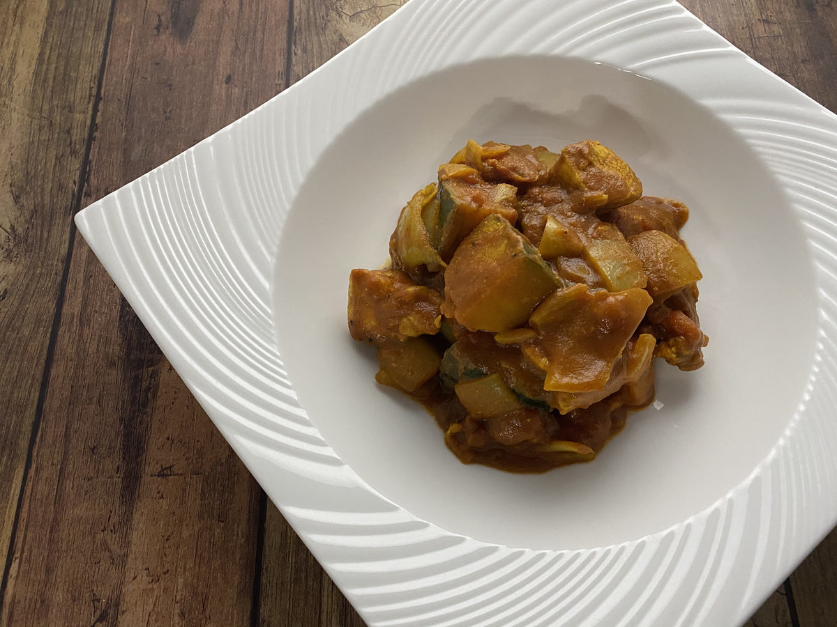 ゴロゴロかぼちゃのチキンカレー