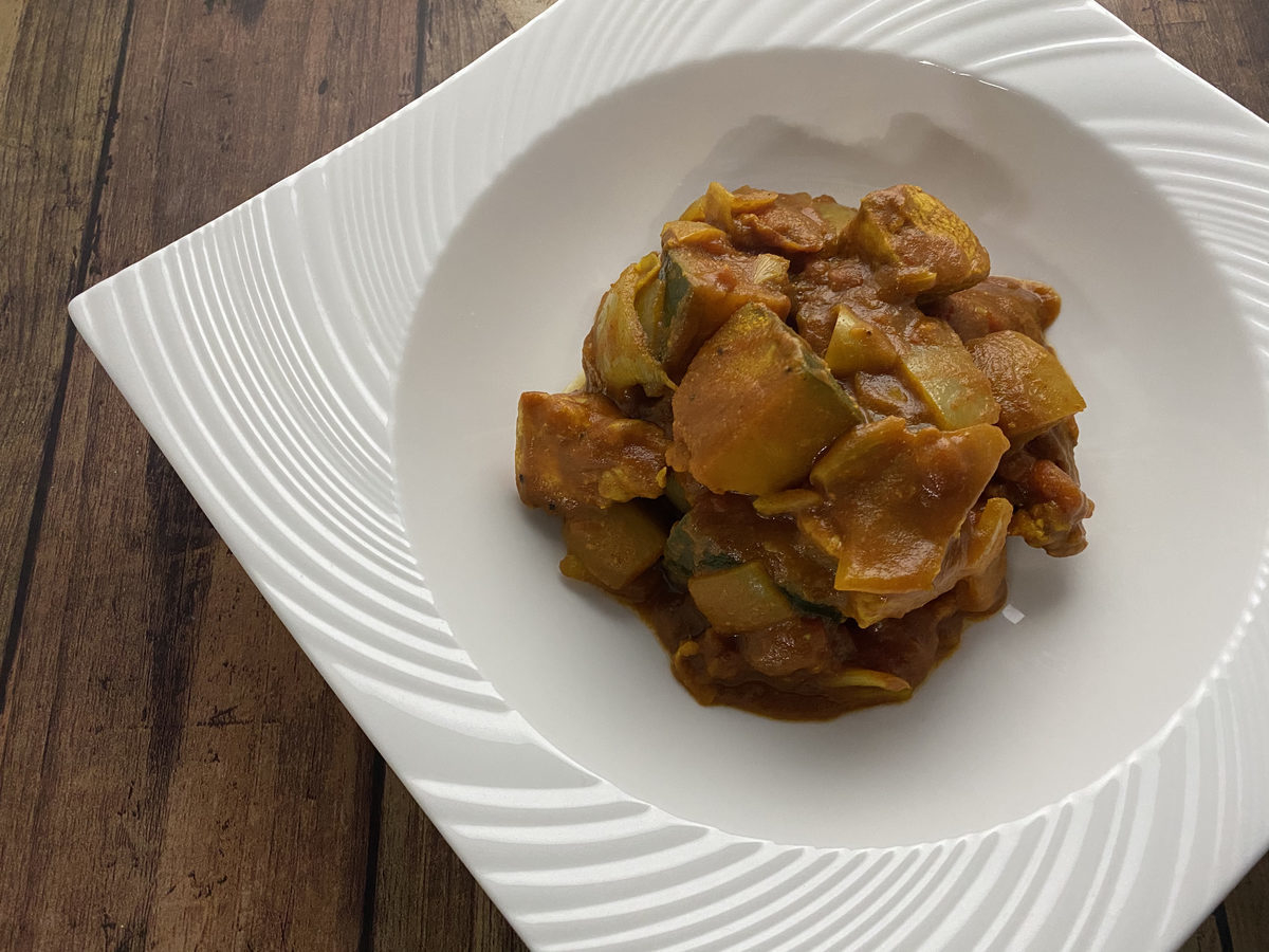 ゴロゴロかぼちゃのチキンカレー