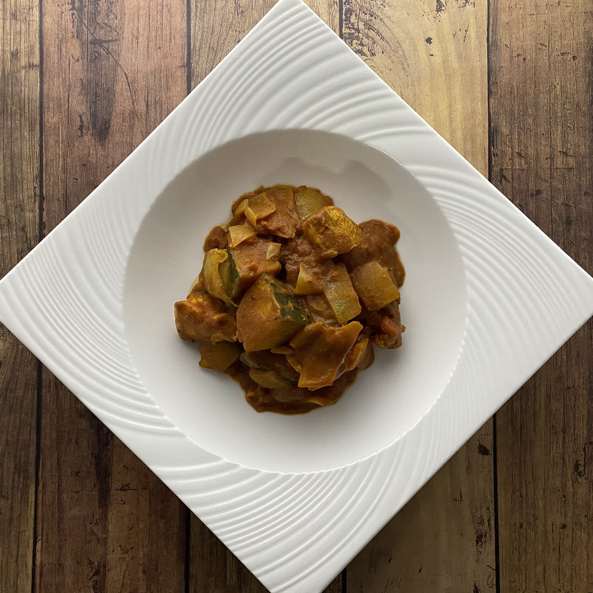 ゴロゴロかぼちゃのチキンカレー