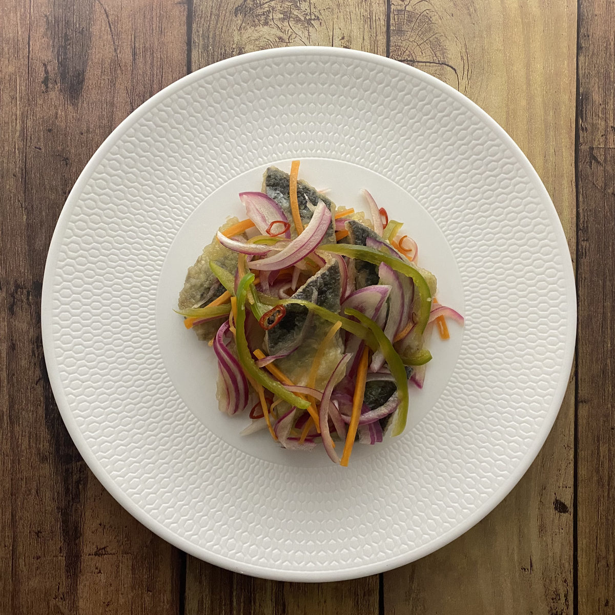 揚げないサンマの南蛮漬け