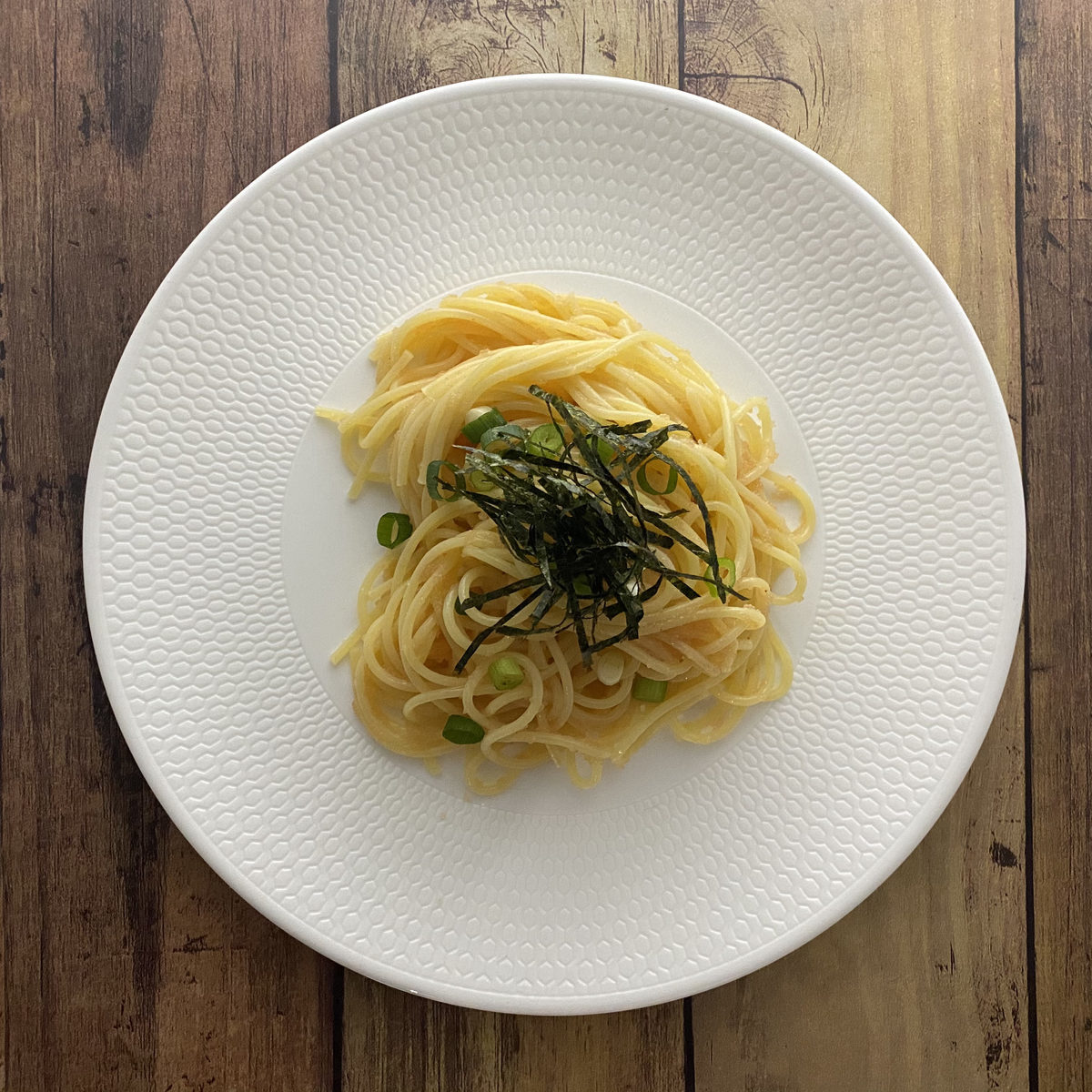 明太子の冷製パスタ