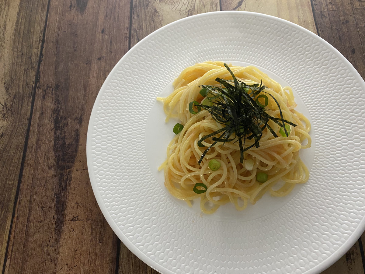 明太子の冷製パスタ
