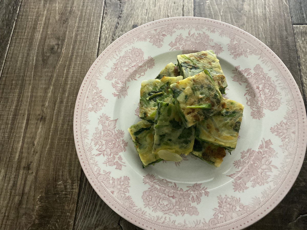 ほうれん草のチーズチヂミ 週末シェフの家呑みレシピ