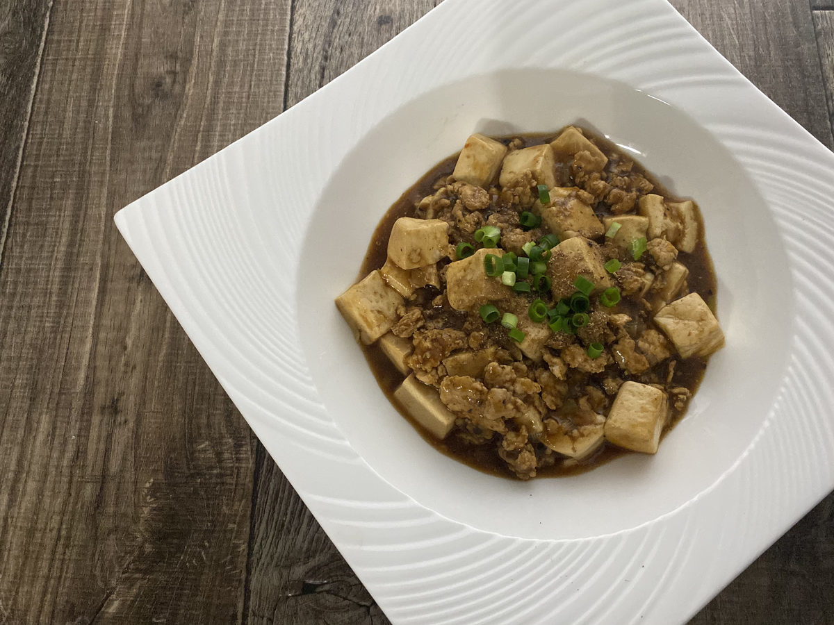 鶏むね肉de本格麻婆豆腐