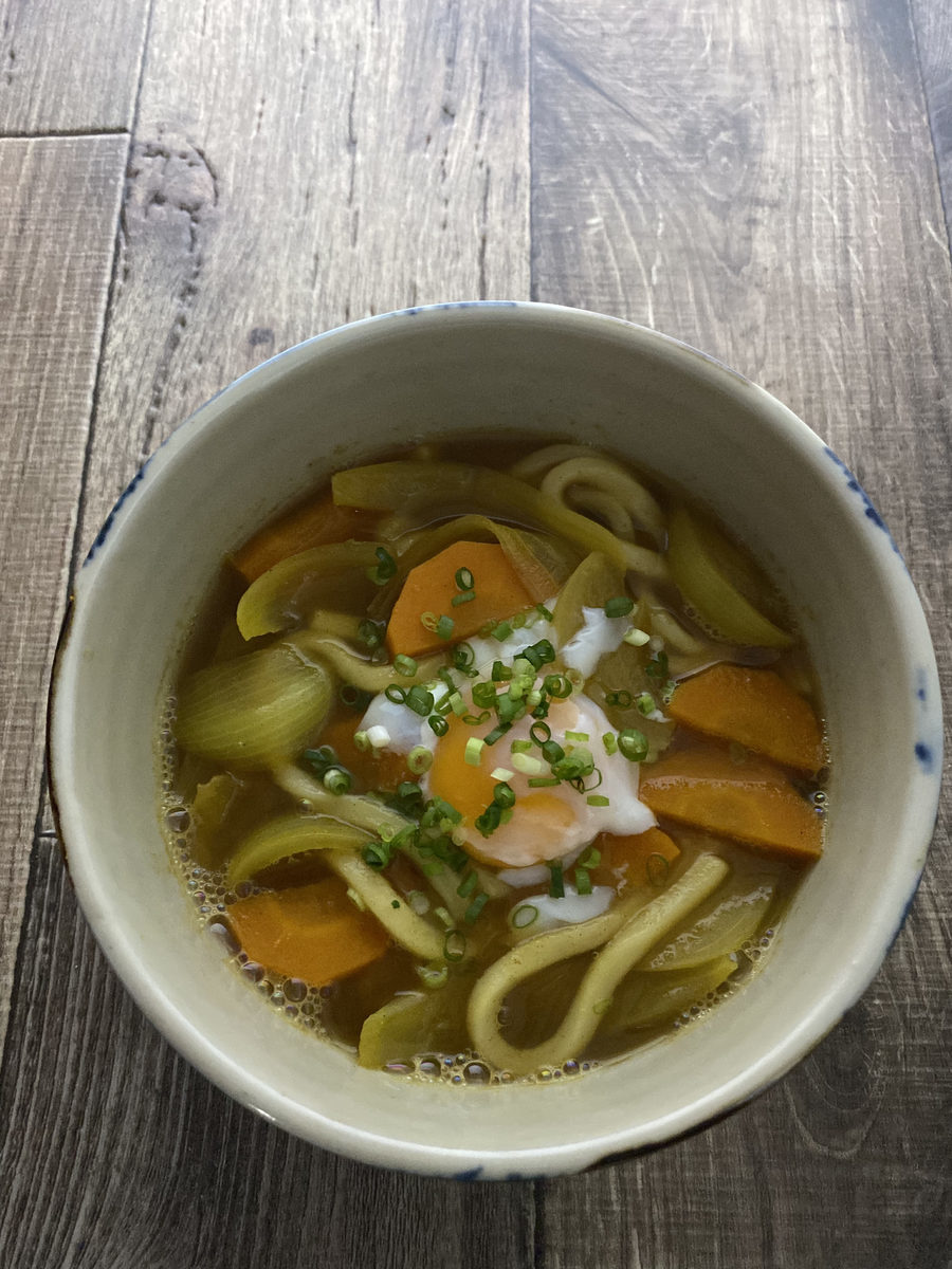 野菜カレーうどん