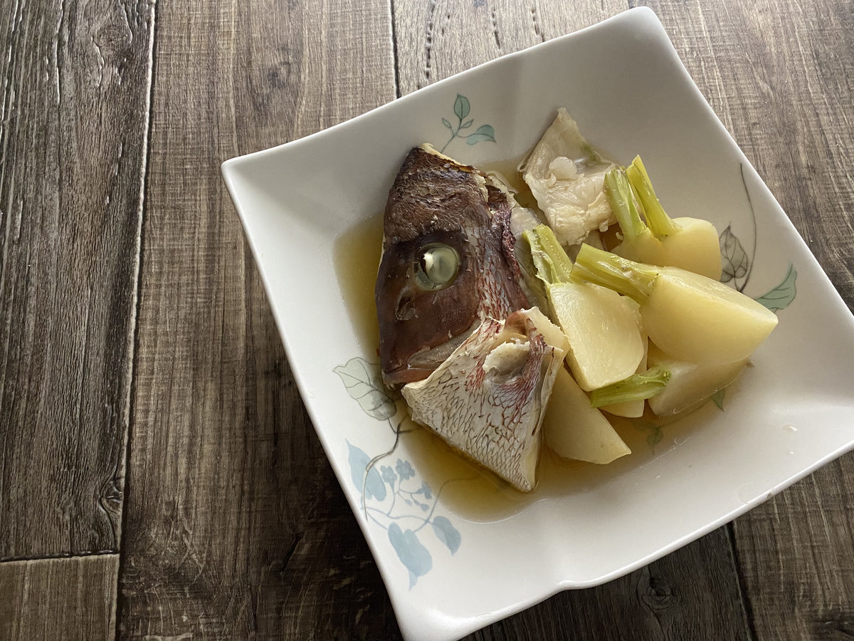 鯛あらとかぶの煮物 週末シェフの家呑みレシピ