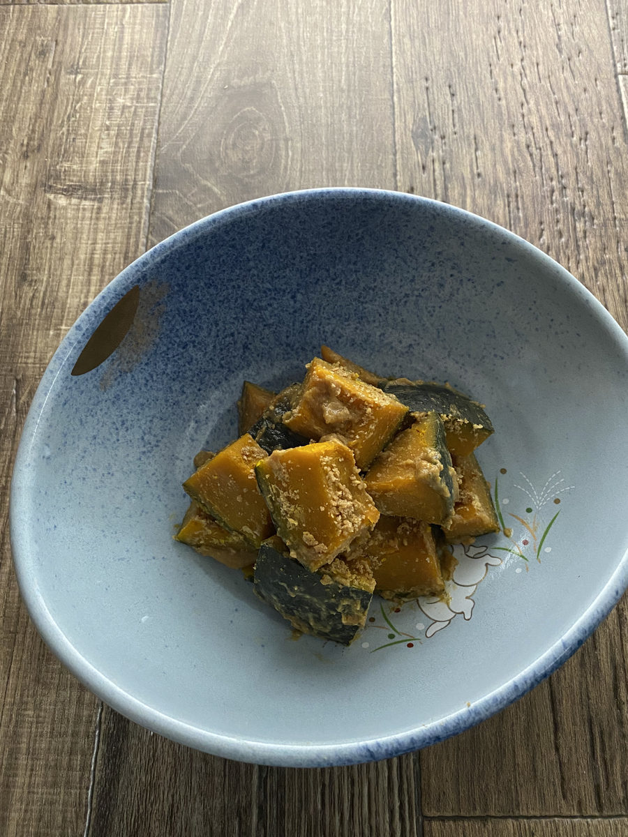 かぼちゃの胡麻味噌煮