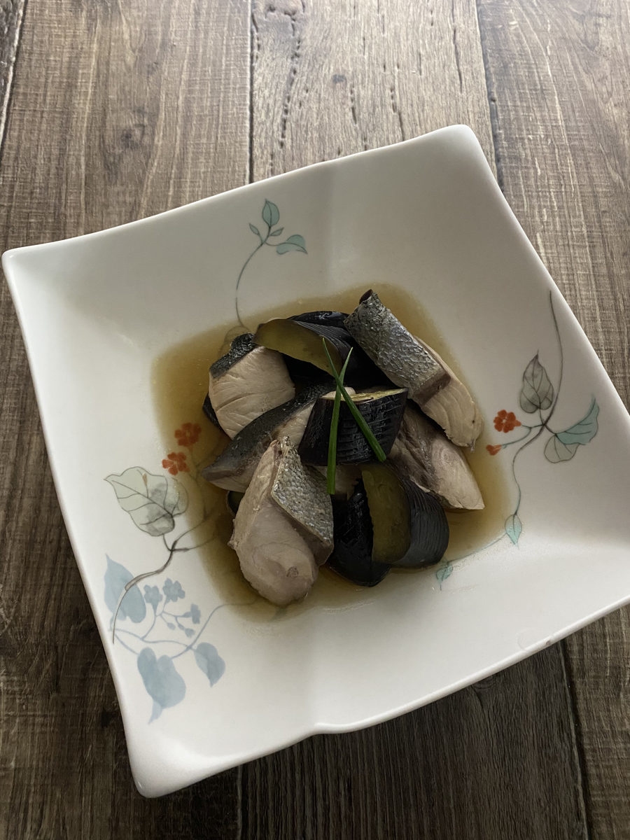 ブリとナスの煮物