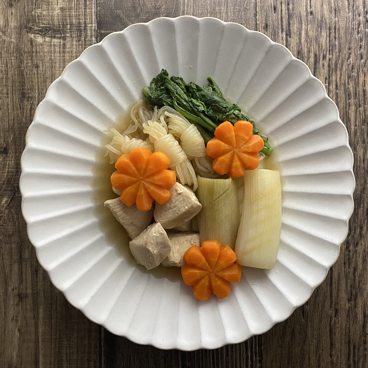 鶏むね肉のすき焼き風