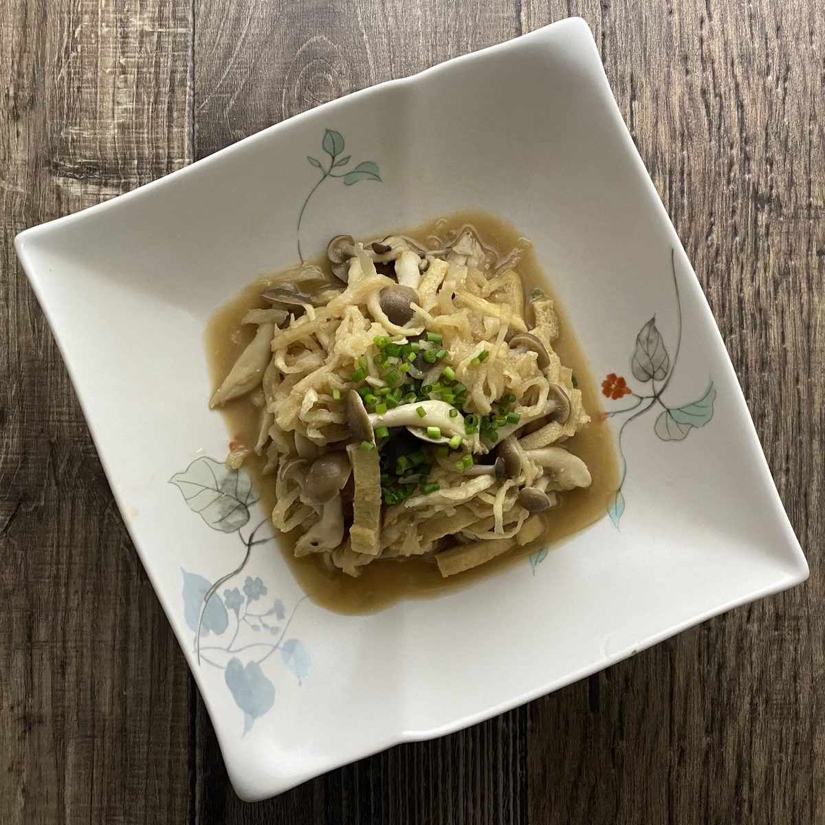 切り干し大根としめじの味噌煮