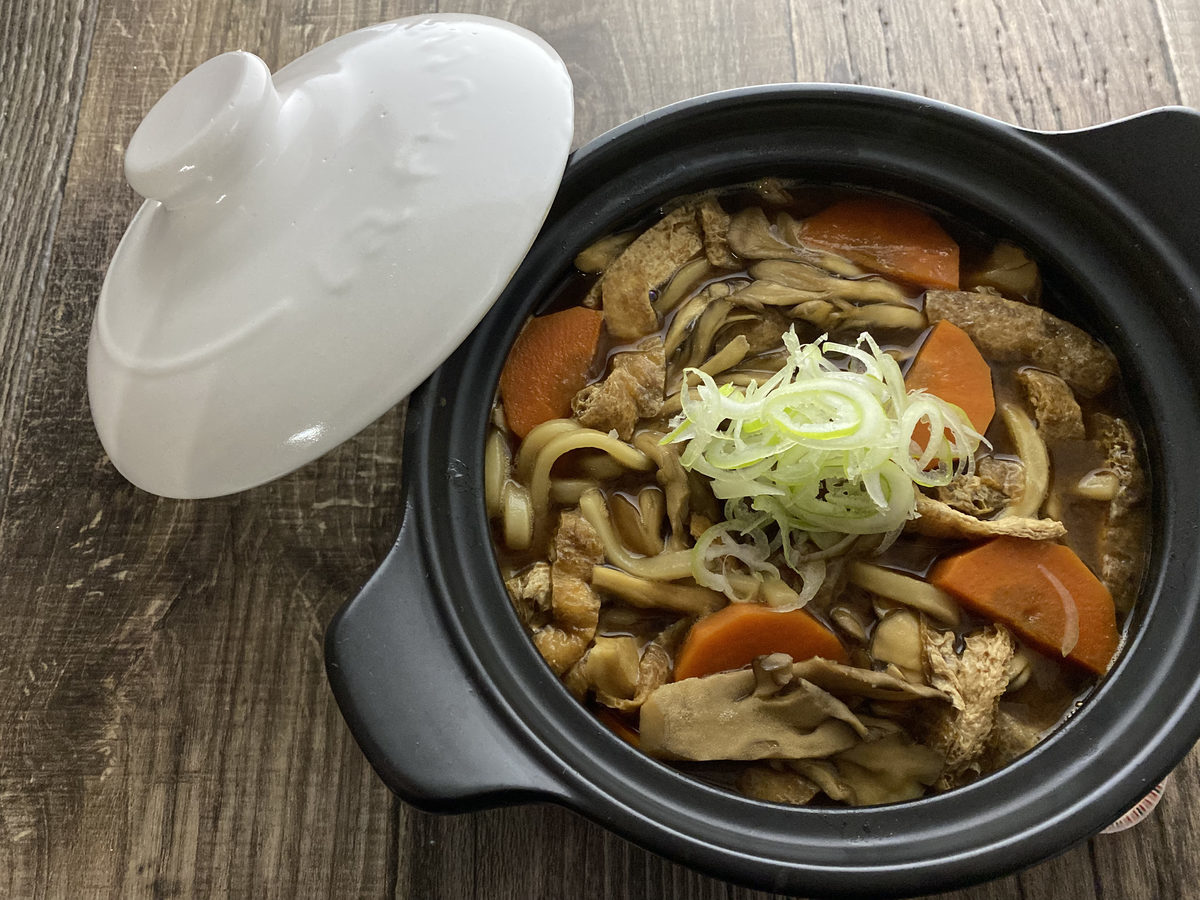 舞茸の味噌煮込みうどん