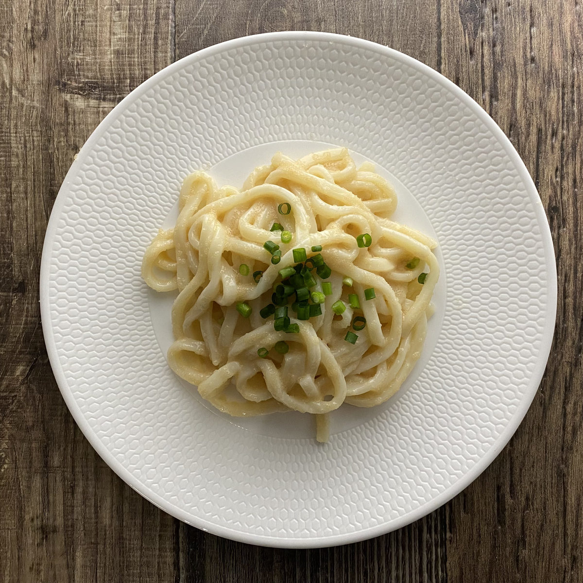 たらこうどん バター醤油